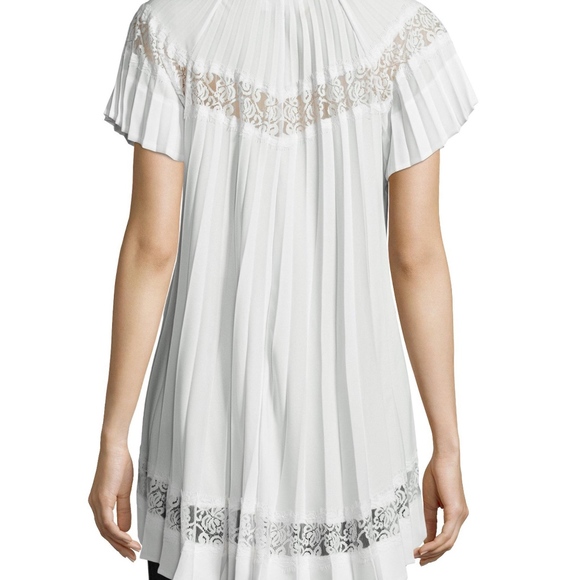 Zimmermann Pleated Lace Inset Top, Sz 1 (US 4), NW - Picture 4 of 8